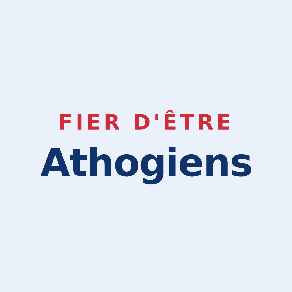 Sticker « Fier d'être Athogiens » — design pour Thueyts