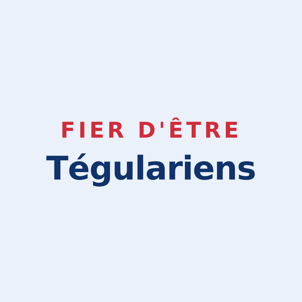Sticker « Fier d'être Tégulariens » — design pour Thuillières