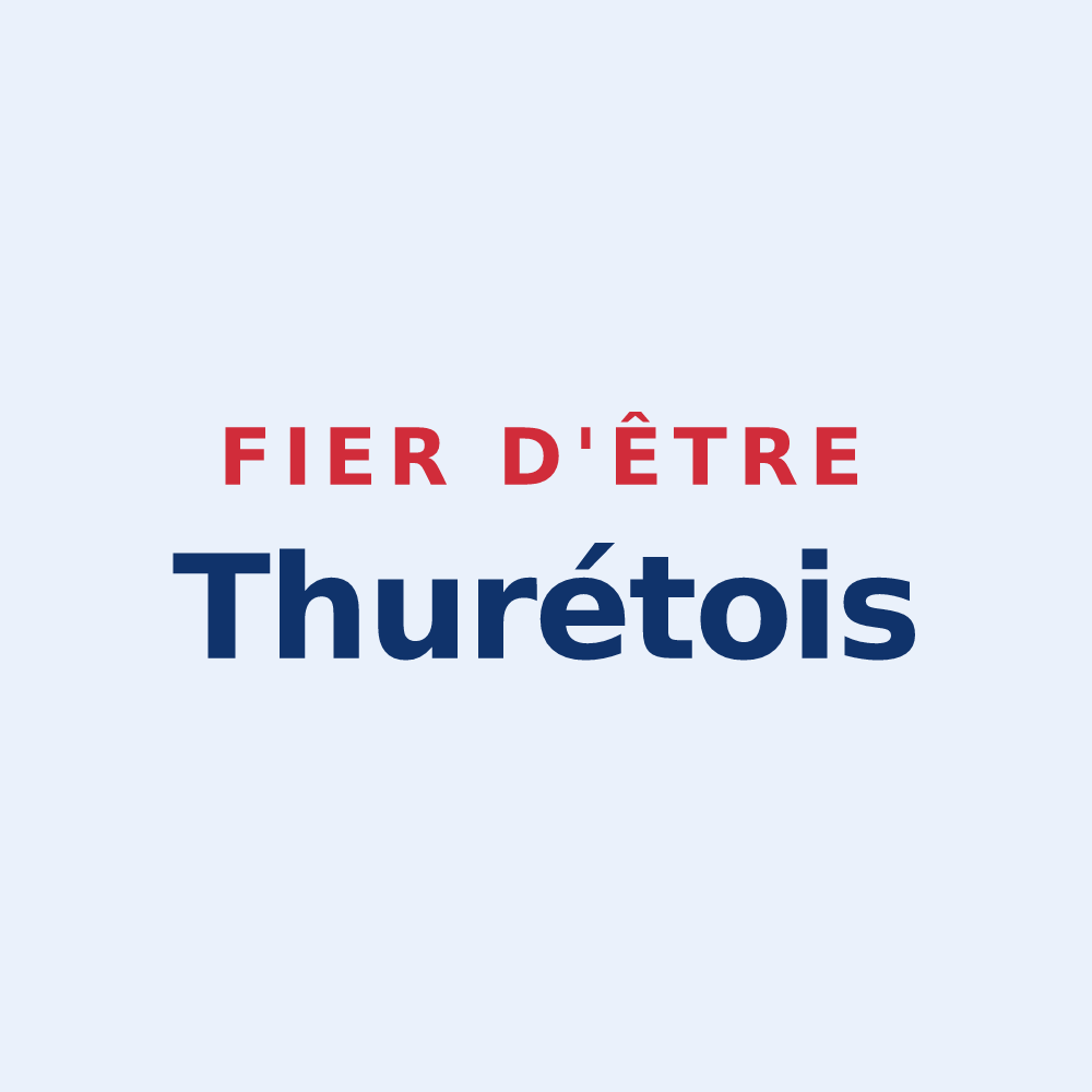 Sticker « Fier d'être Thurétois » — design pour Thuret