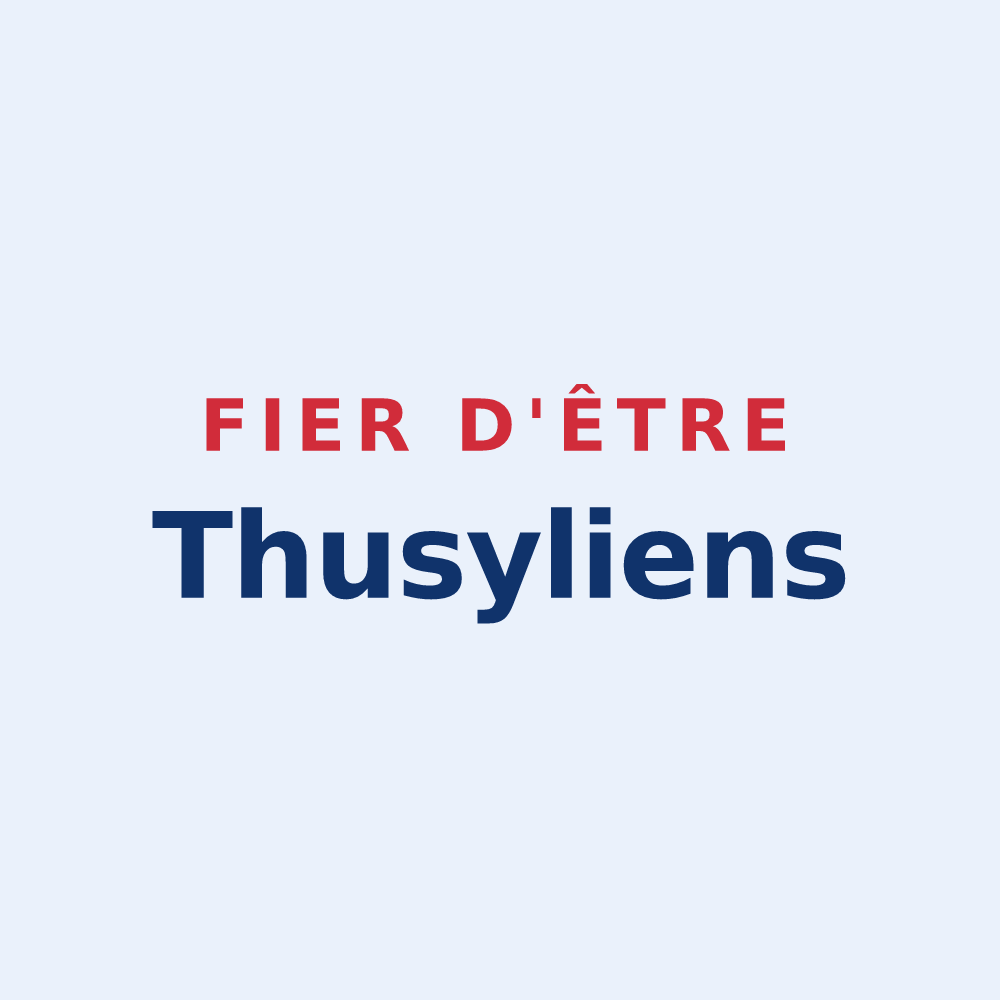 Sticker « Fier d'être Thusyliens » — design pour Thusy