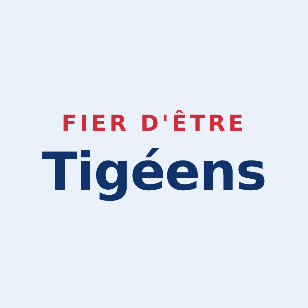 Sticker « Fier d'être Tigéens » — design pour Tigeaux