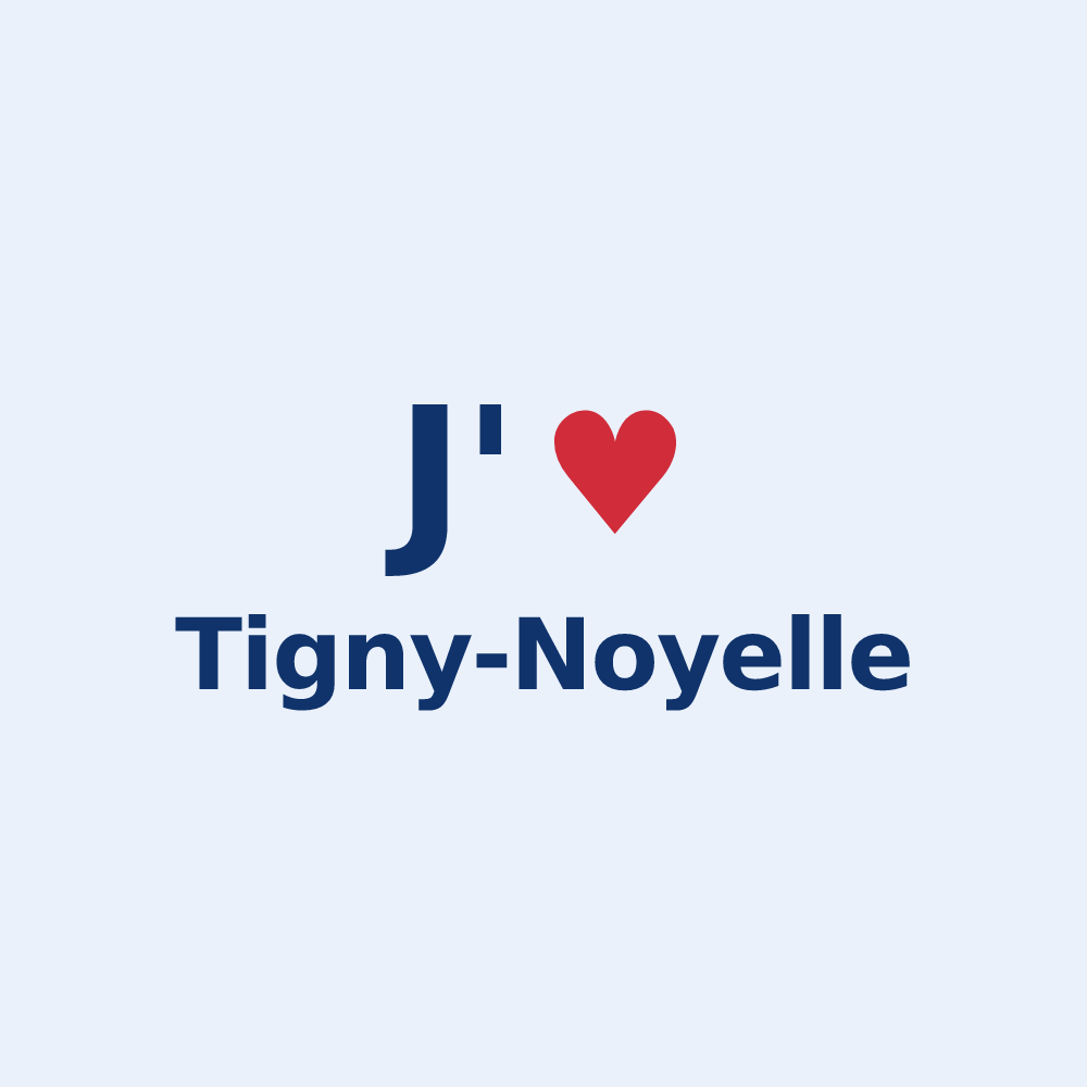 Sticker personnalisé Tigny-Noyelle — design J'aime Tigny-Noyelle