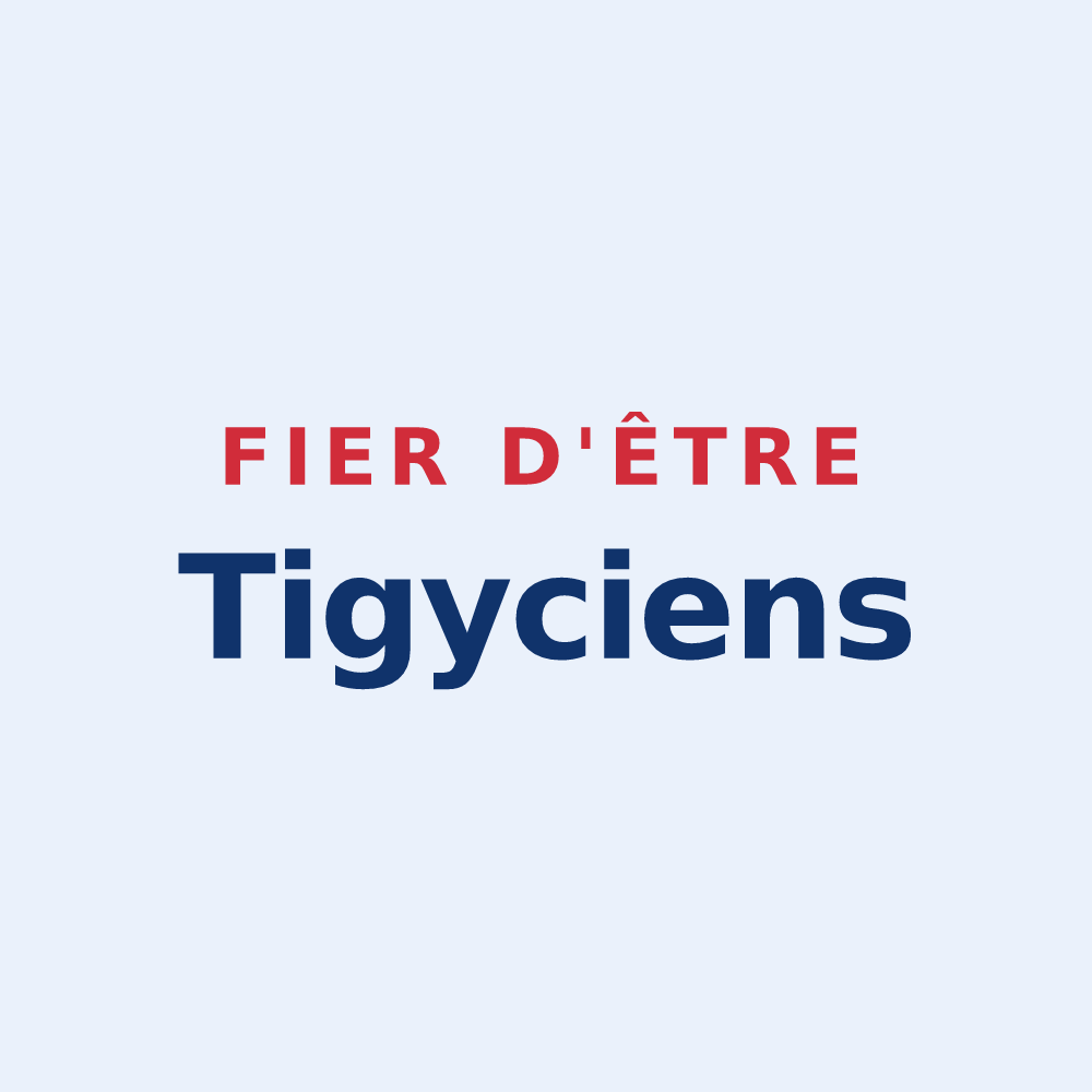 Sticker « Fier d'être Tigyciens » — design pour Tigy
