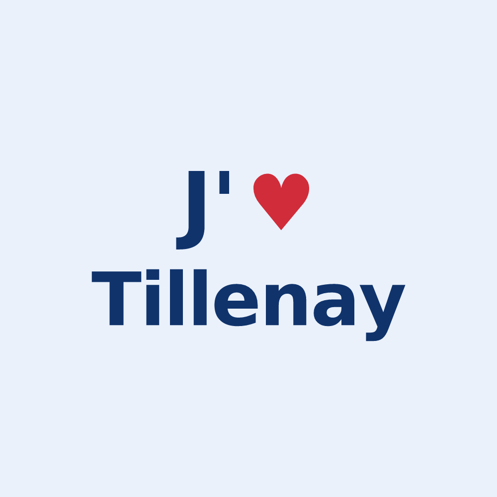 Sticker personnalisé Tillenay — design J'aime Tillenay