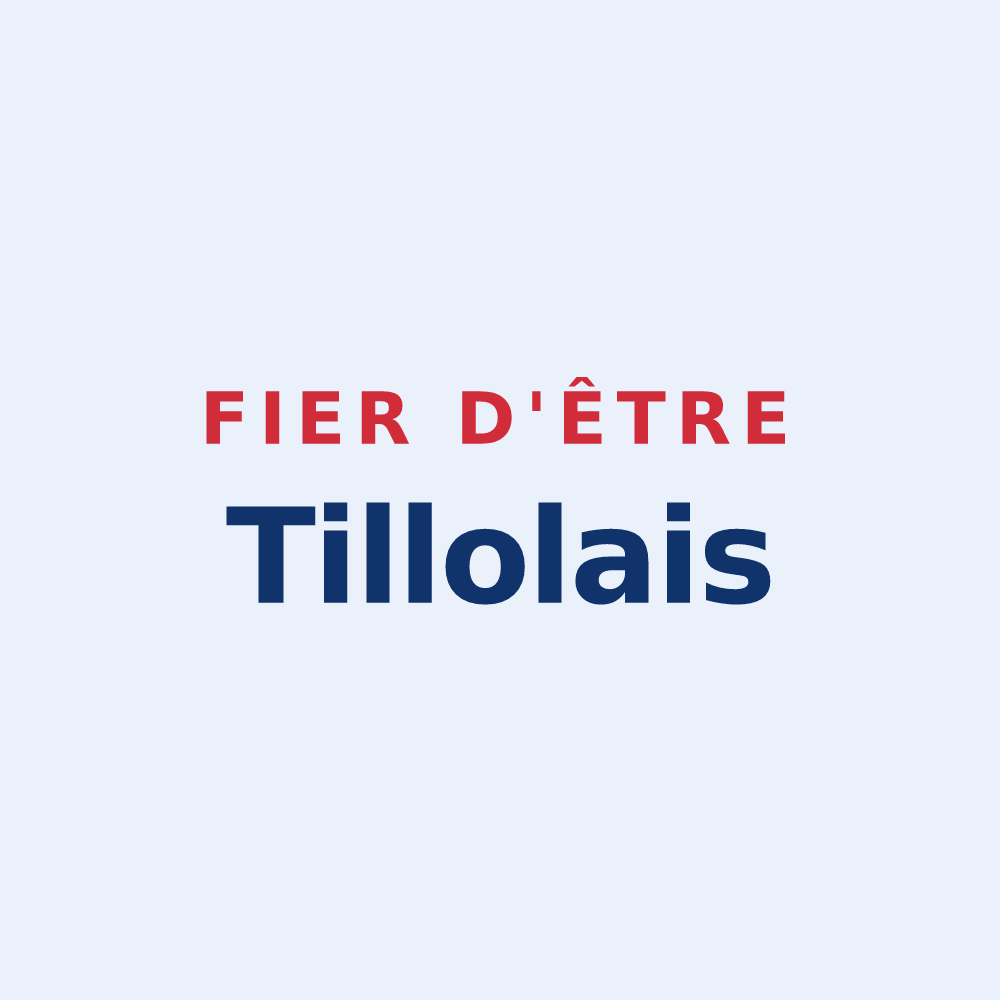 Sticker « Fier d'être Tillolais » — design pour Tilleul-Dame-Agnès