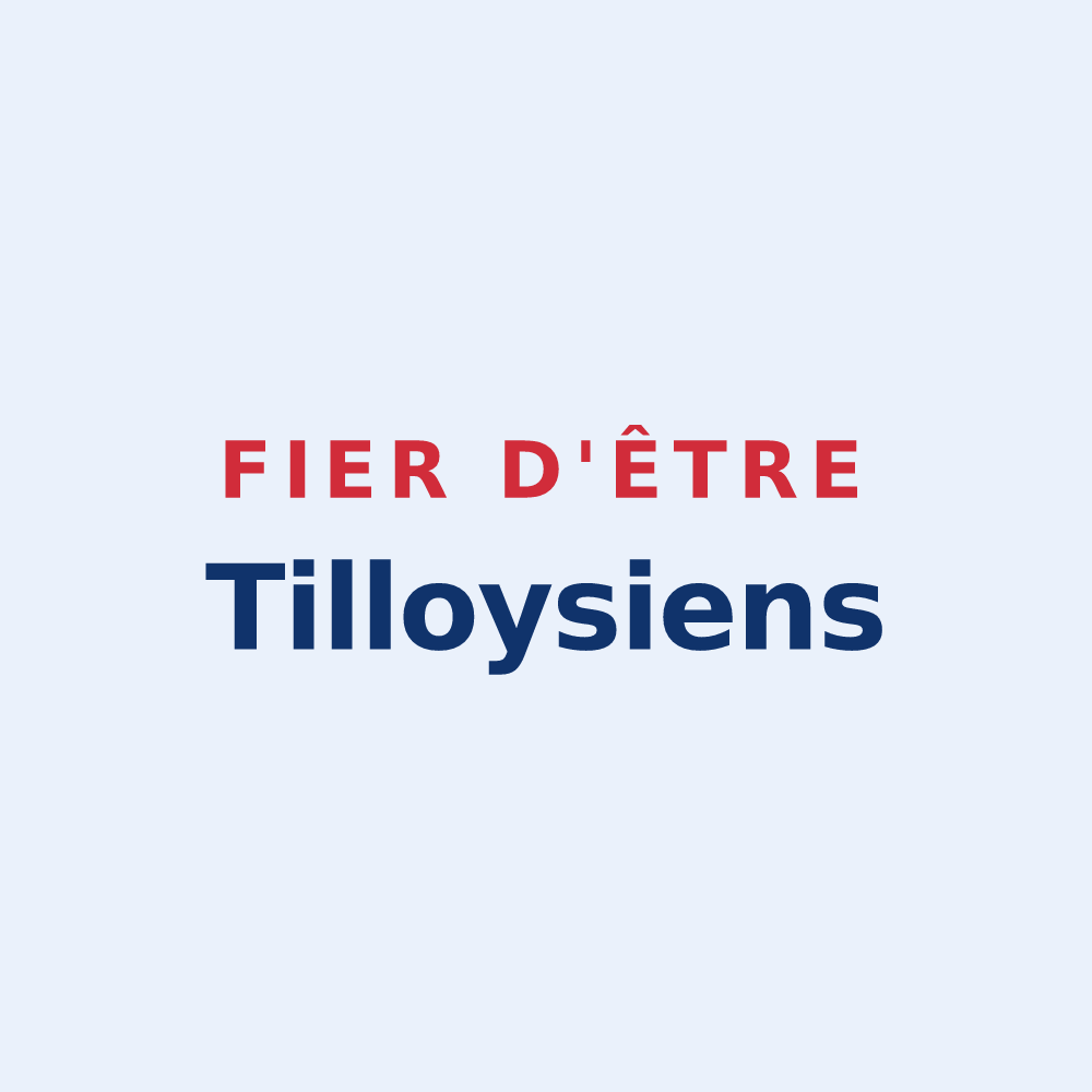 Sticker « Fier d'être Tilloysiens » — design pour Tilloy-lès-Mofflaines