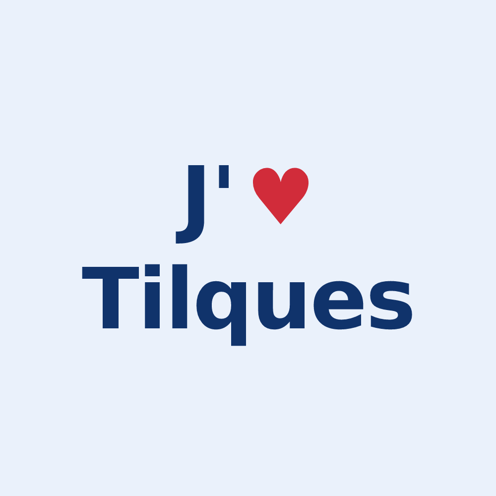 Sticker personnalisé Tilques — design J'aime Tilques