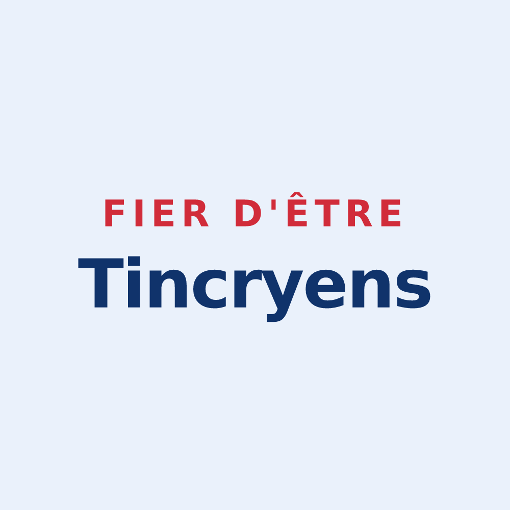 Sticker « Fier d'être Tincryens » — design pour Tincry