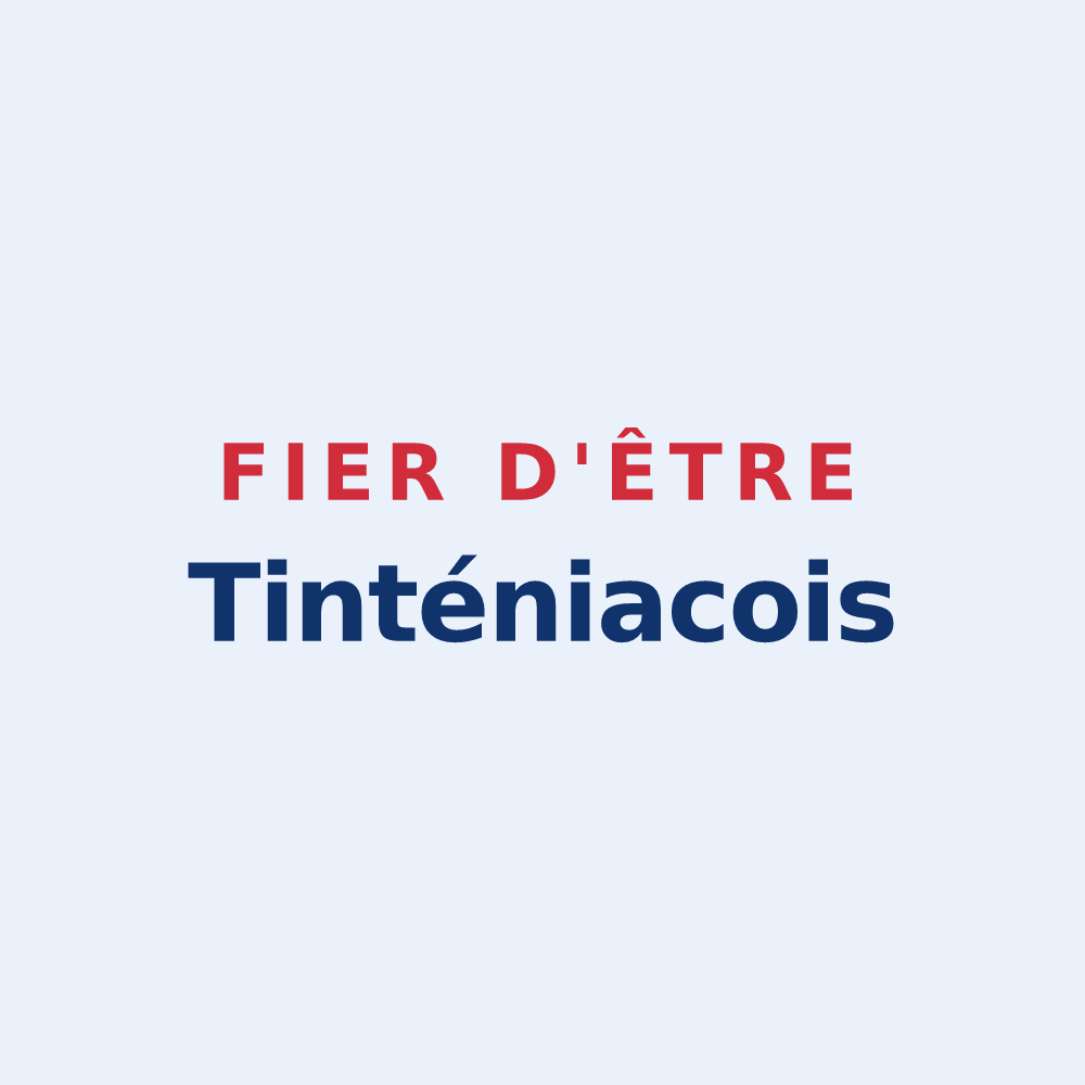 Sticker « Fier d'être Tinténiacois » — design pour Tinténiac