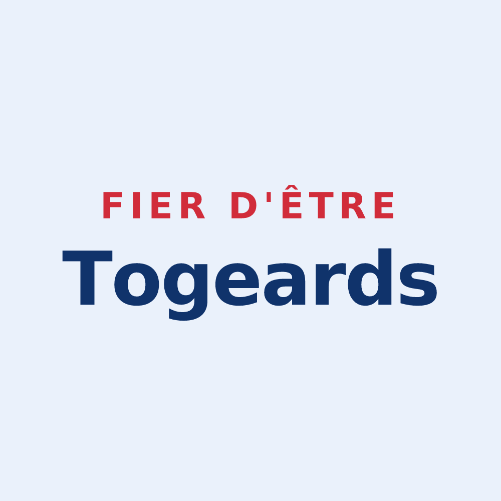 Sticker « Fier d'être Togeards » — design pour Toges