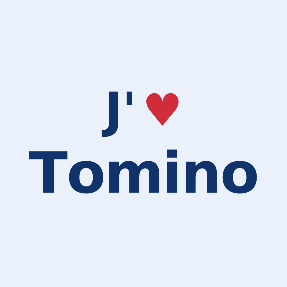 Sticker personnalisé Tomino — design J'aime Tomino