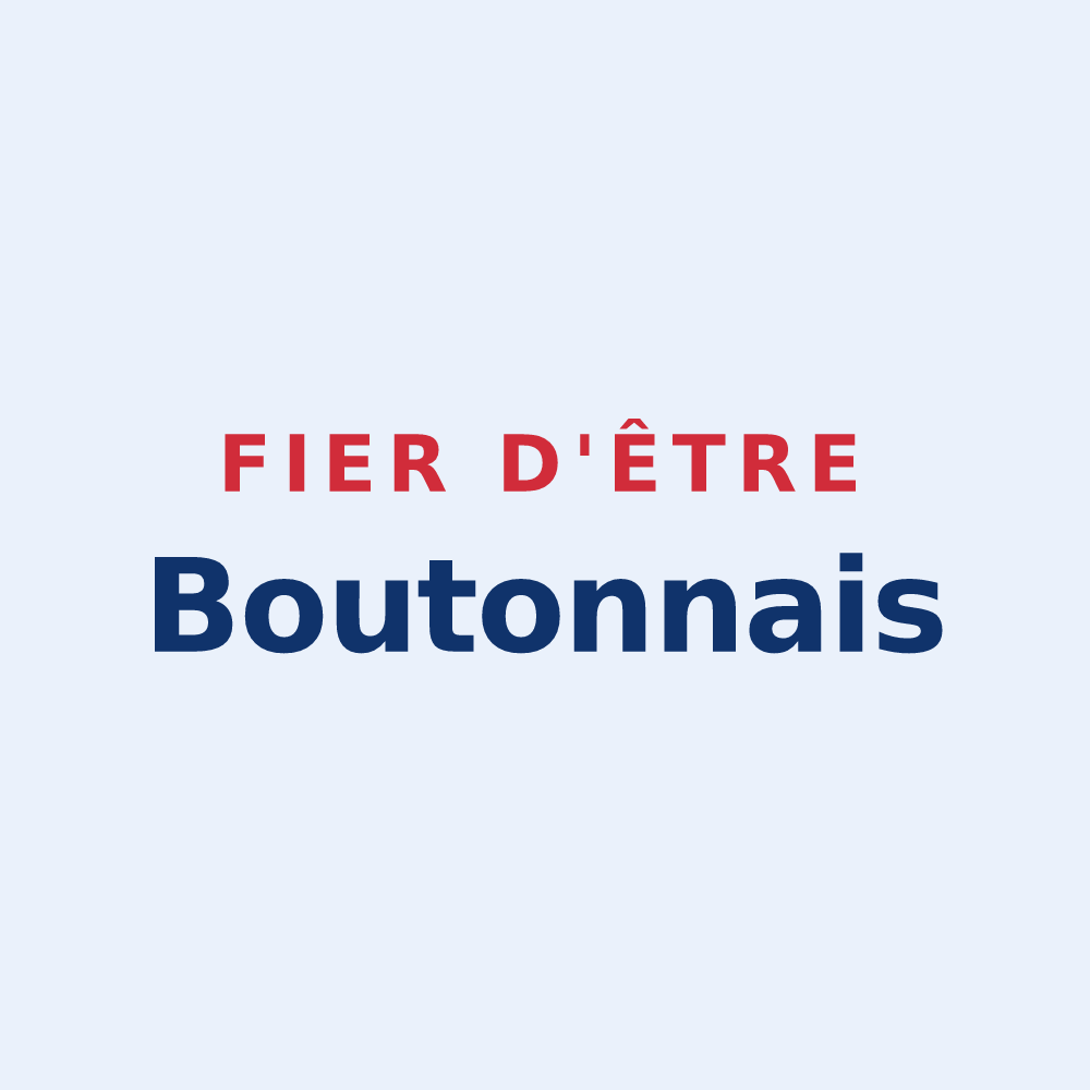 Sticker « Fier d'être Boutonnais » — design pour Tonnay-Boutonne