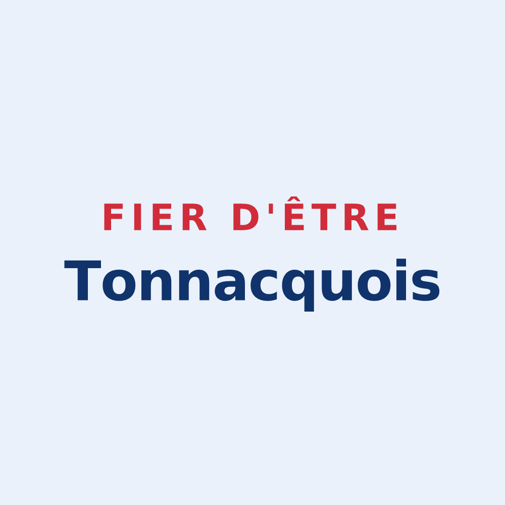 Sticker « Fier d'être Tonnacquois » — design pour Tonnay-Charente
