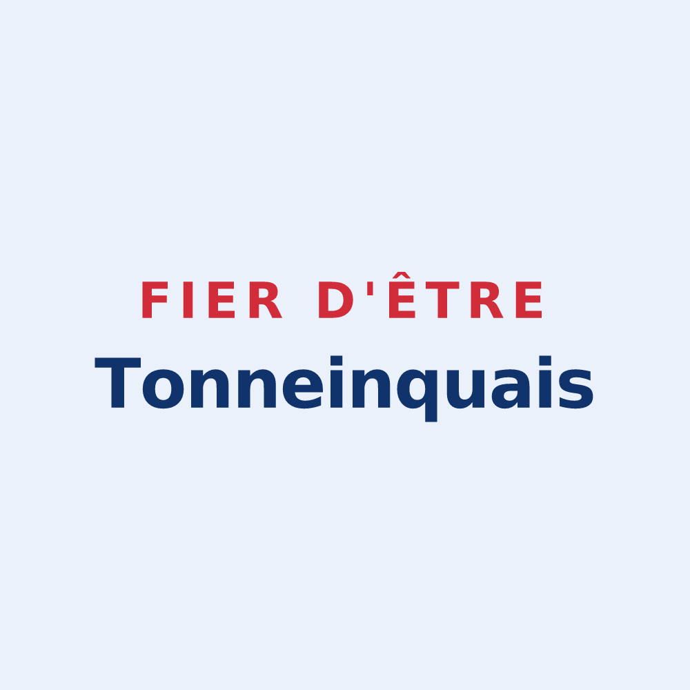Sticker « Fier d'être Tonneinquais » — design pour Tonneins