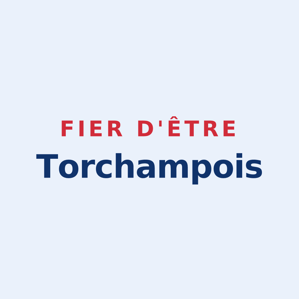 Sticker « Fier d'être Torchampois » — design pour Torchamp