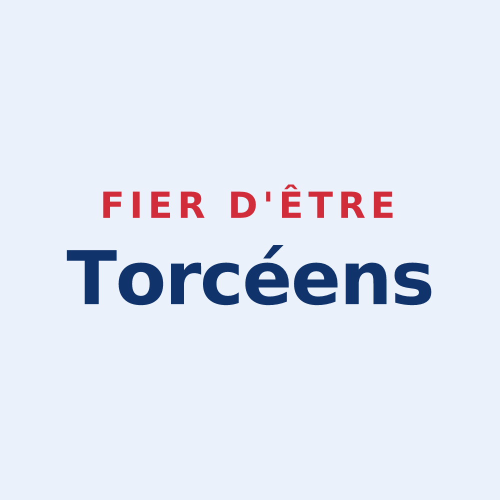 Sticker « Fier d'être Torcéens » — design pour Torcy