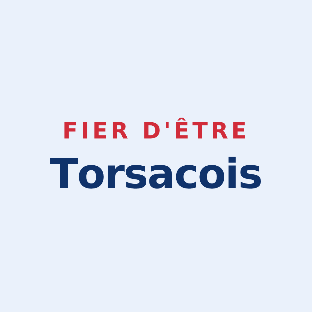 Sticker « Fier d'être Torsacois » — design pour Torsac