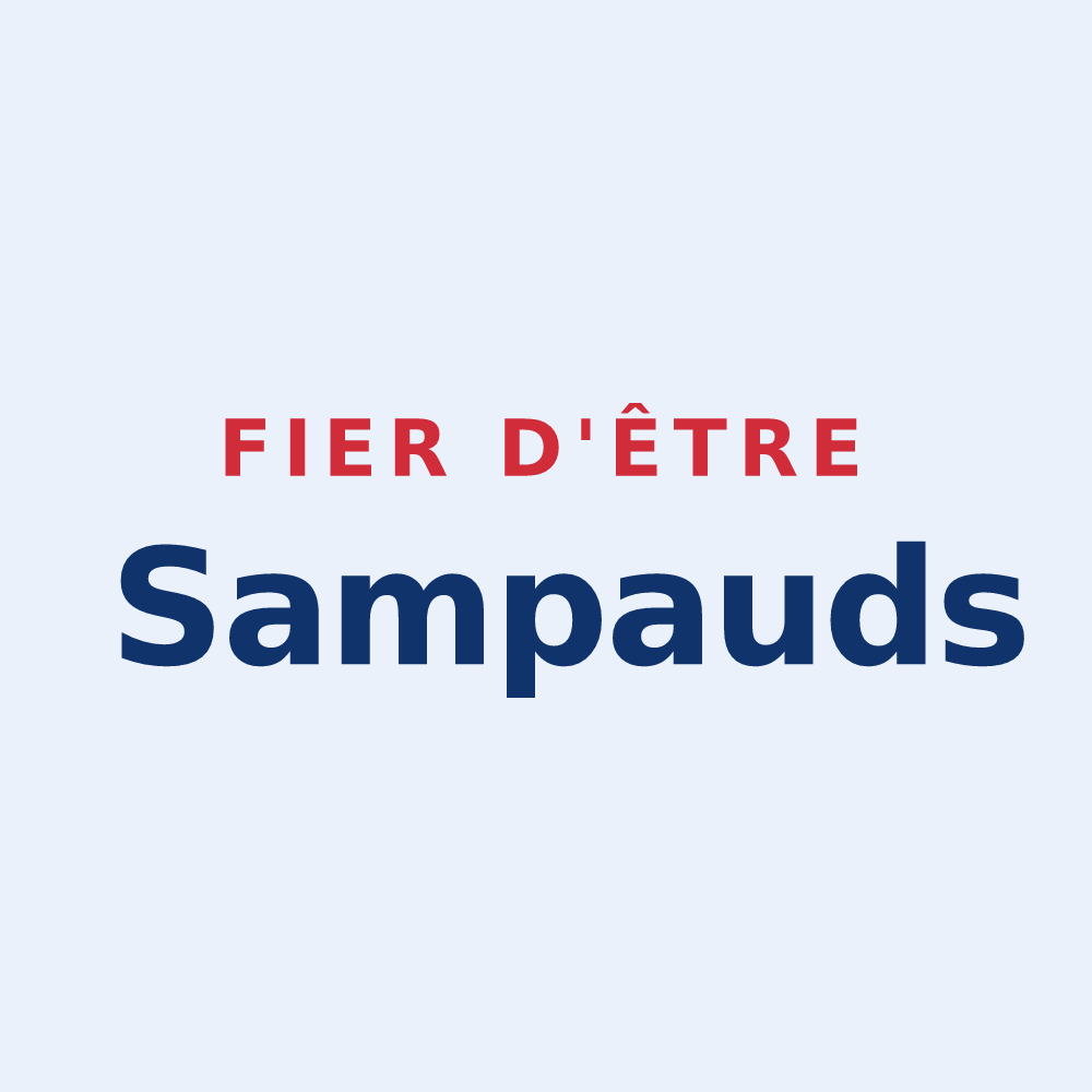 Sticker « Fier d'être Sampauds » — design pour Tortebesse