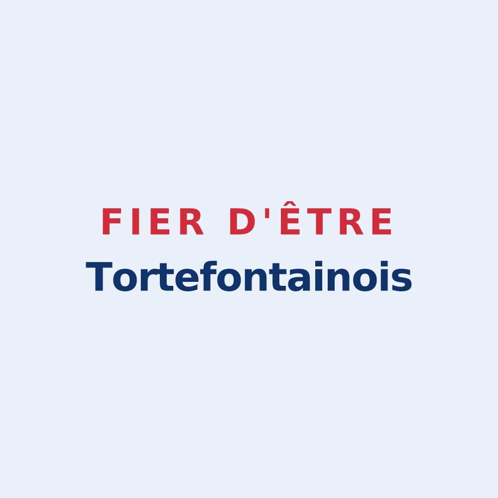 Sticker « Fier d'être Tortefontainois » — design pour Tortefontaine