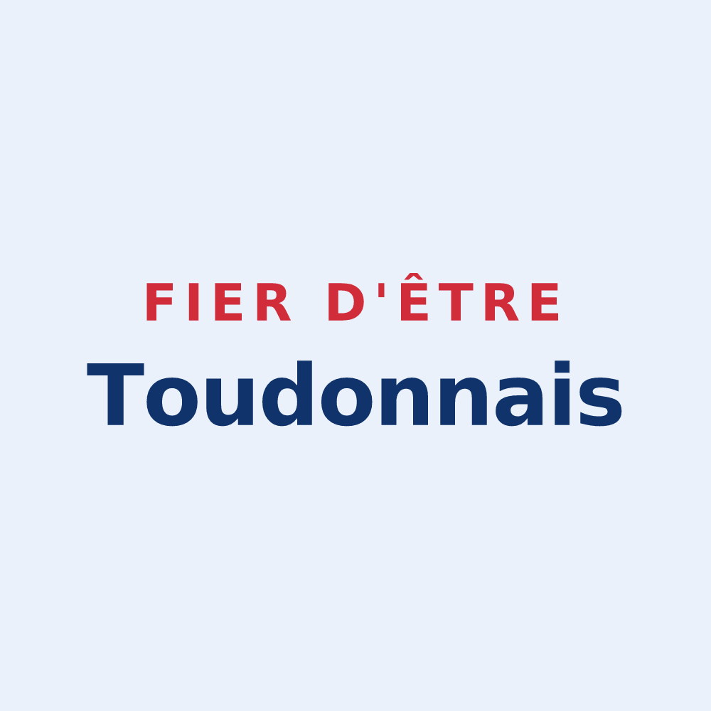 Sticker « Fier d'être Toudonnais » — design pour Toudon