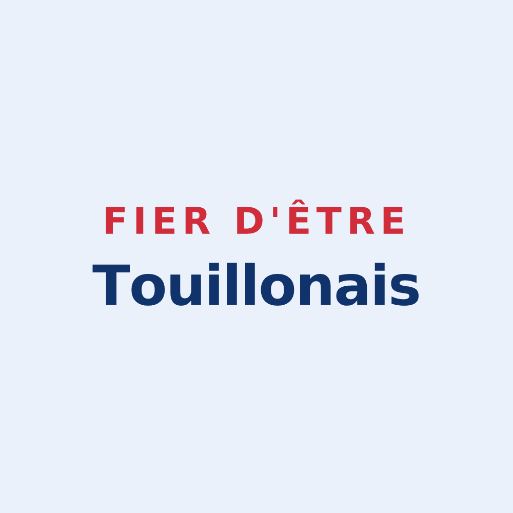 Sticker « Fier d'être Touillonais » — design pour Touillon