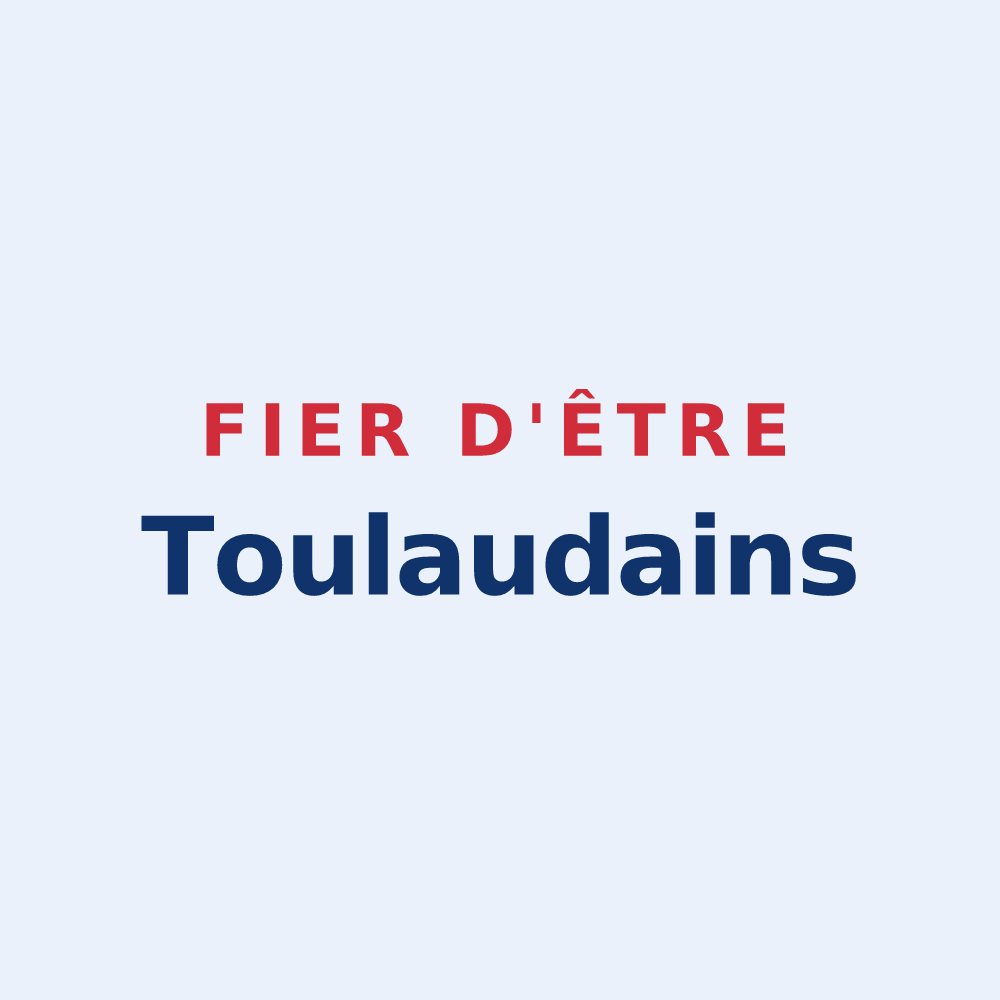 Sticker « Fier d'être Toulaudains » — design pour Toulaud