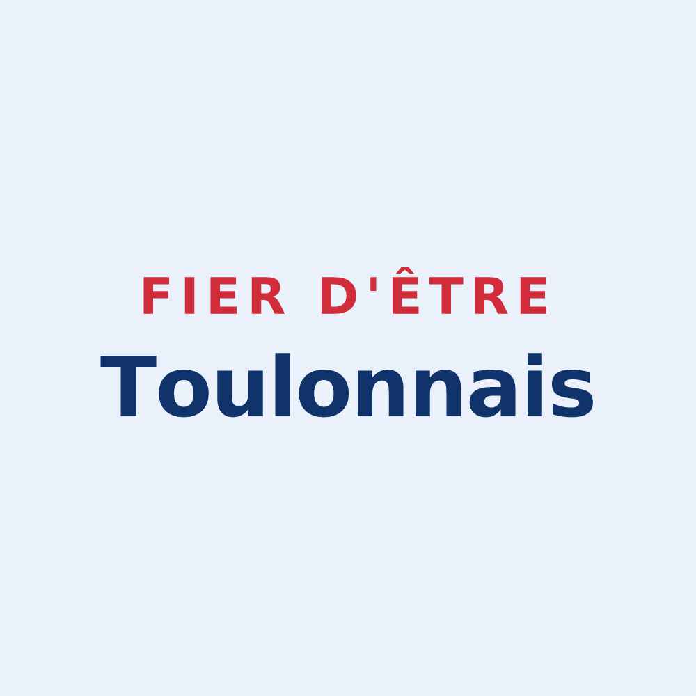 Sticker « Fier d'être Toulonnais » — design pour Toulon-sur-Allier