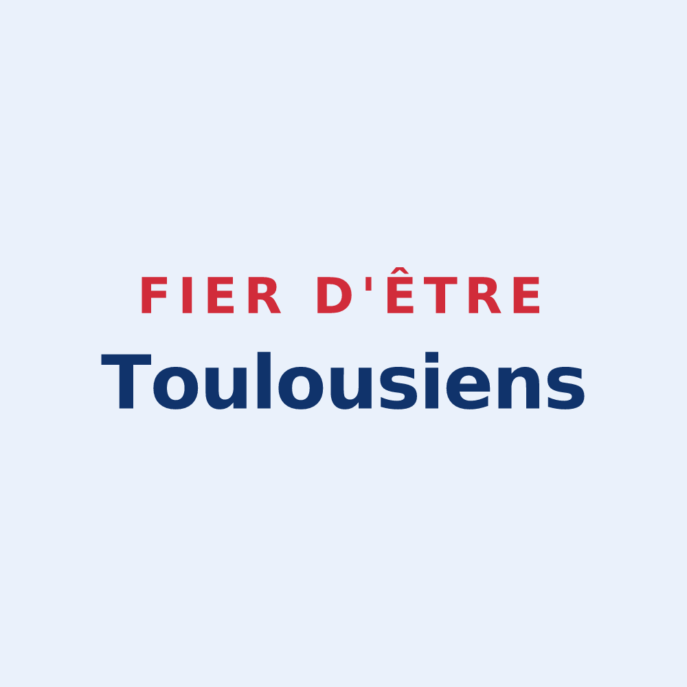 Sticker « Fier d'être Toulousiens » — design pour Toulouse-le-Château