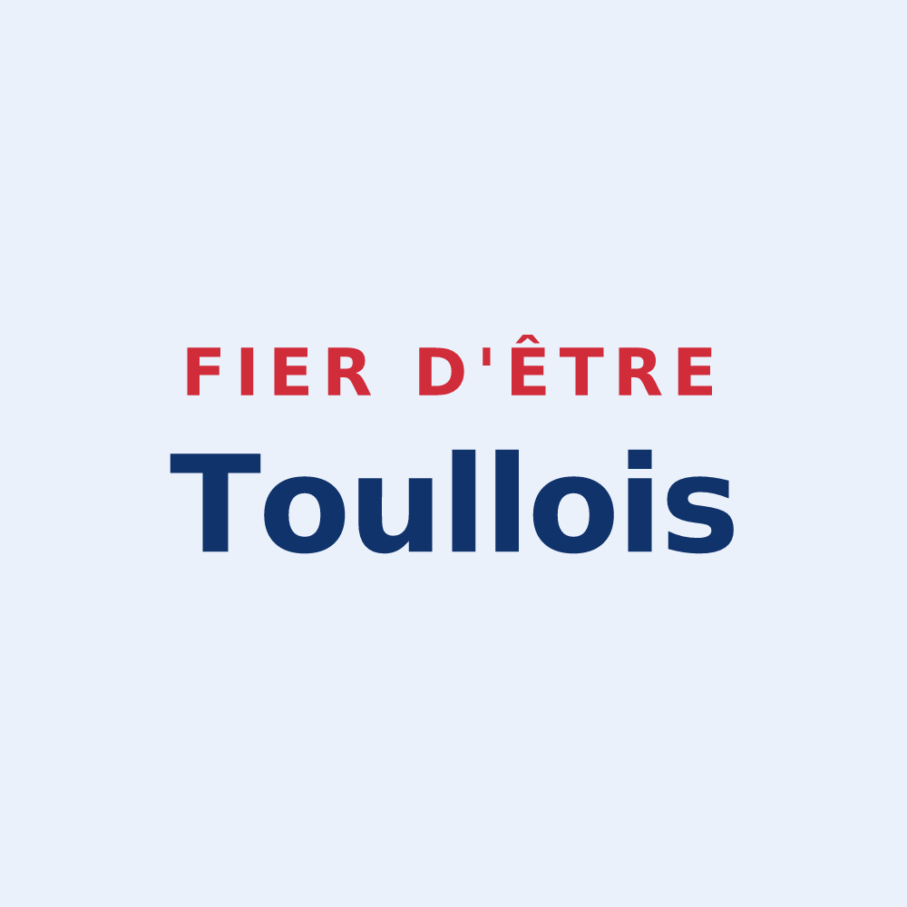 Sticker « Fier d'être Toullois » — design pour Toulx-Sainte-Croix