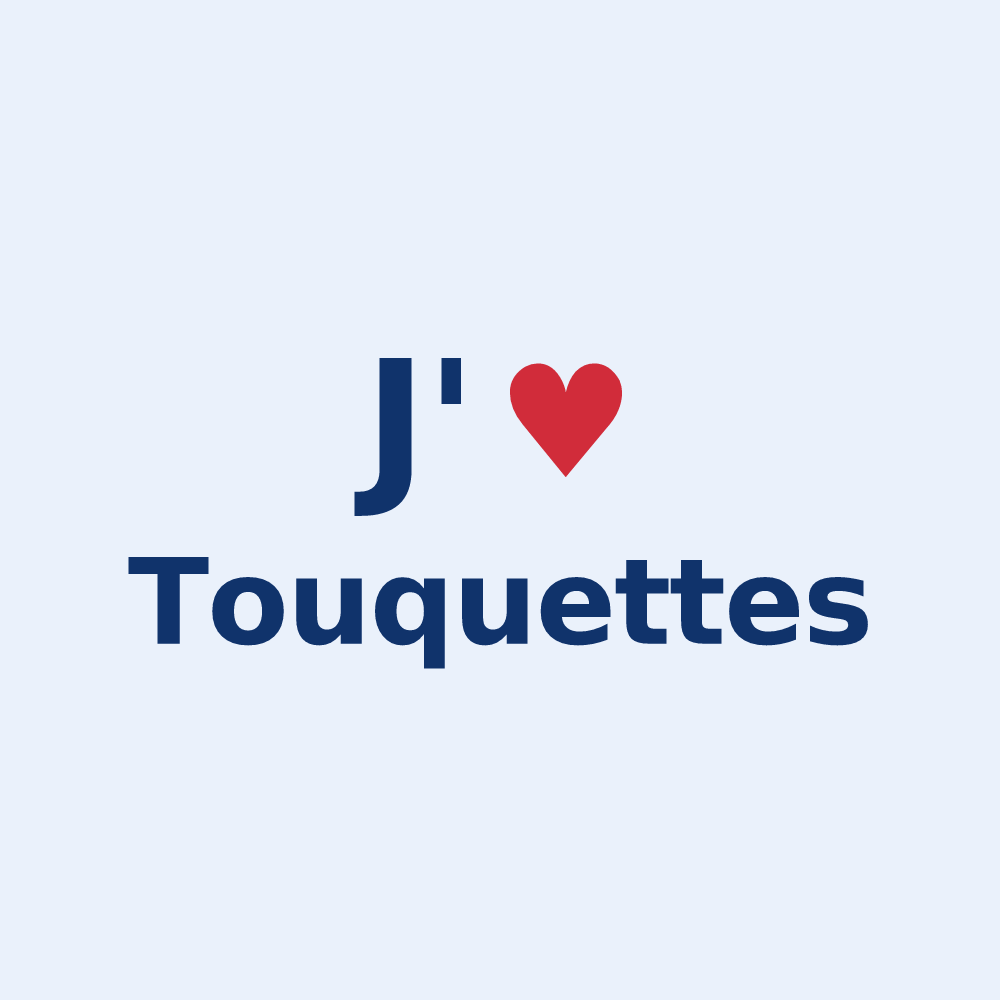 Sticker personnalisé Touquettes — design J'aime Touquettes