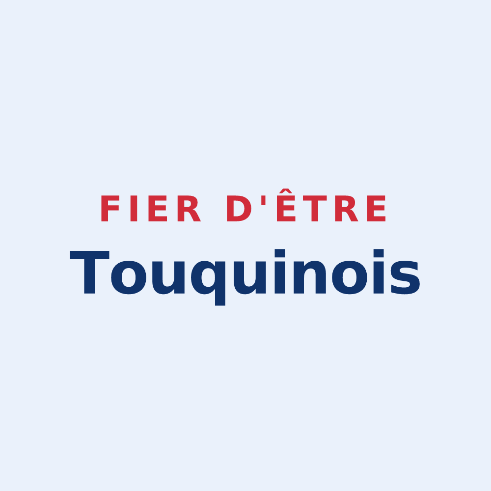 Sticker « Fier d'être Touquinois » — design pour Touquin