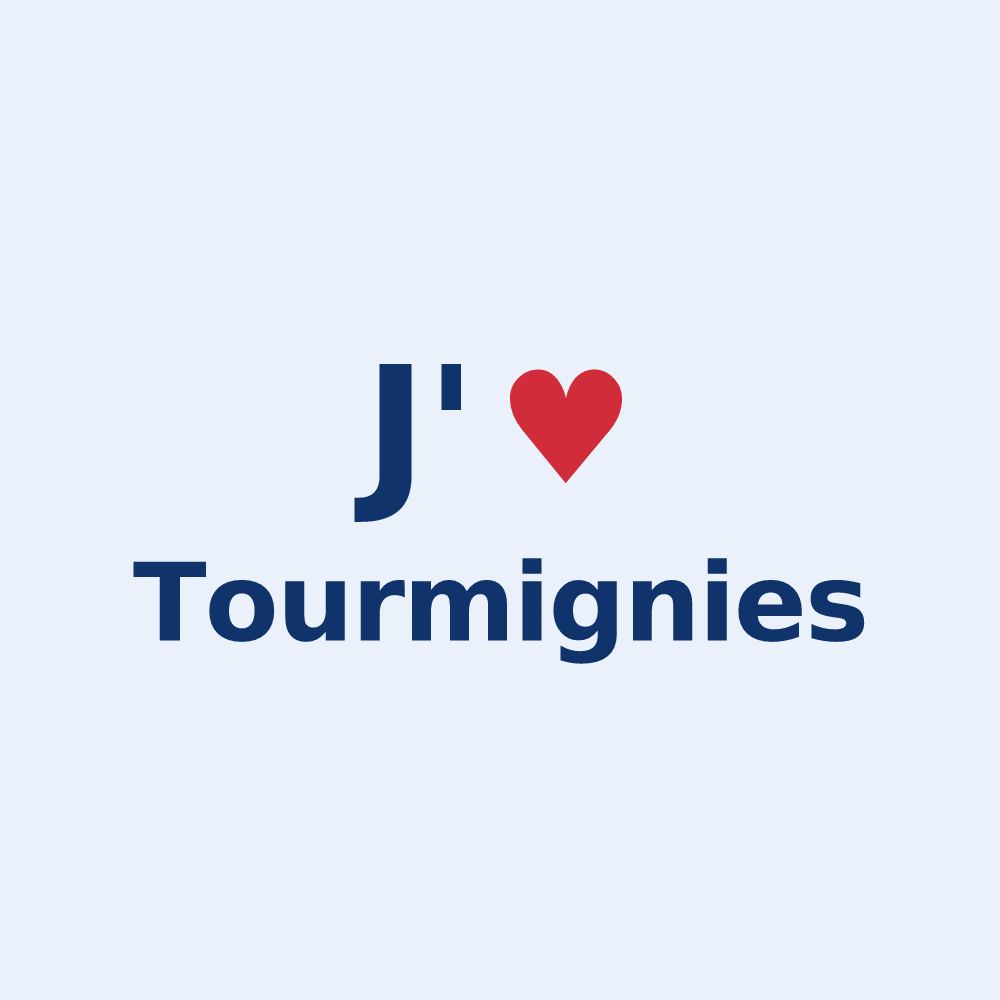 Sticker personnalisé Tourmignies — design J'aime Tourmignies