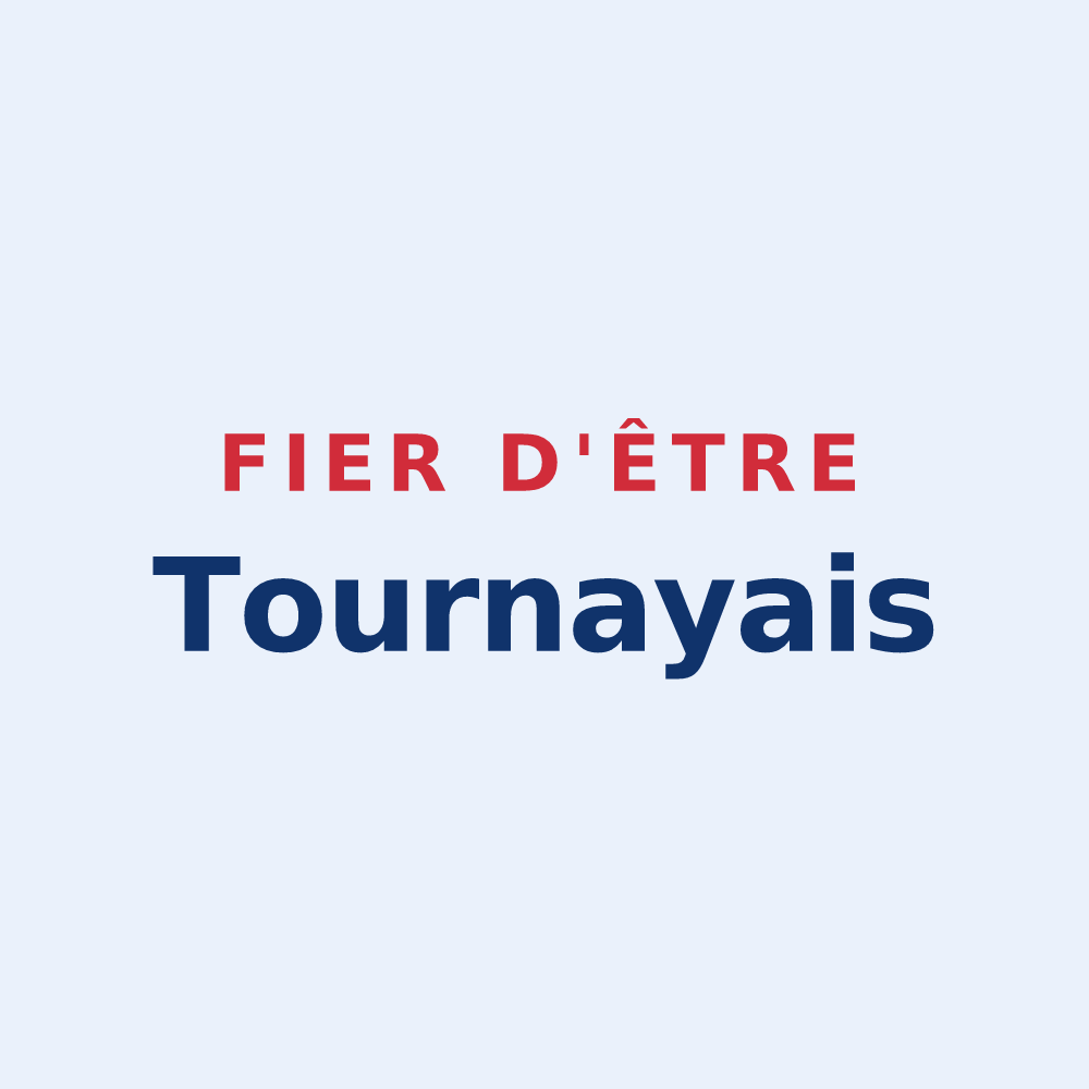 Sticker « Fier d'être Tournayais » — design pour Tournay