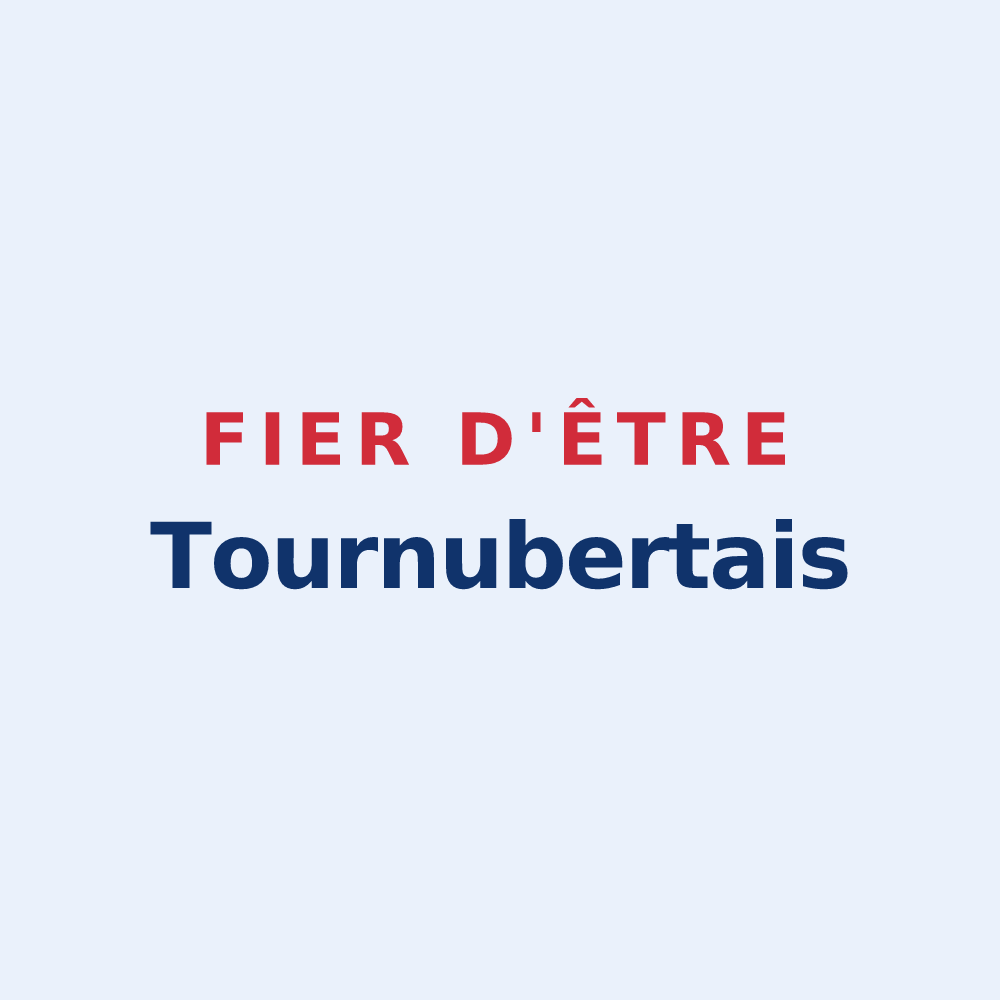 Sticker « Fier d'être Tournubertais » — design pour Tournedos-Bois-Hubert