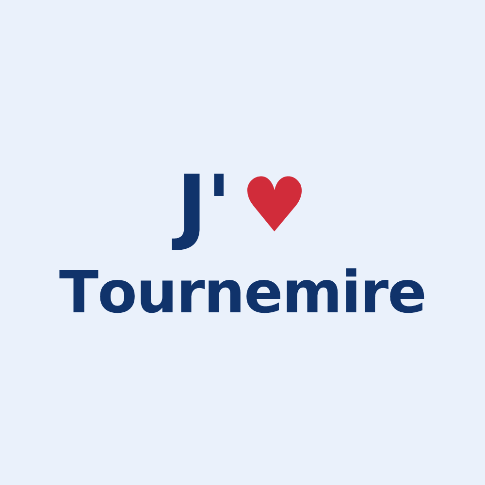 Sticker personnalisé Tournemire — design J'aime Tournemire