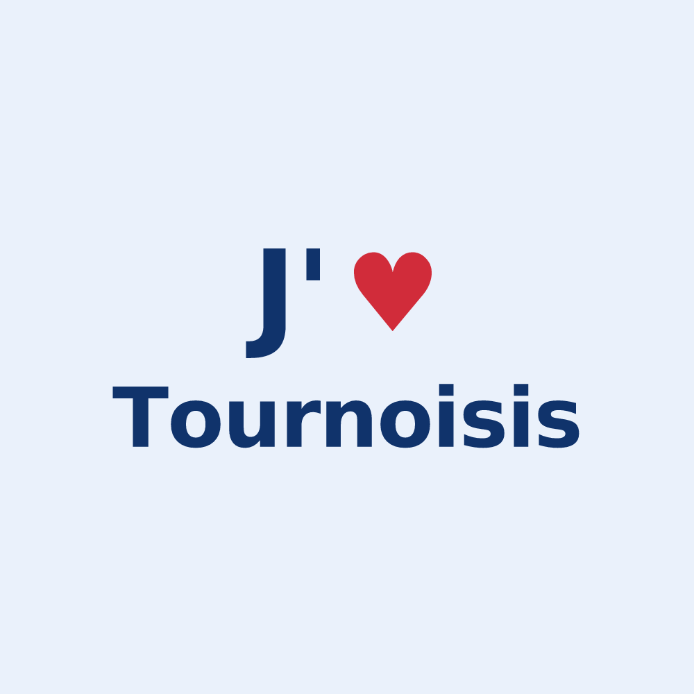 Sticker personnalisé Tournoisis — design J'aime Tournoisis