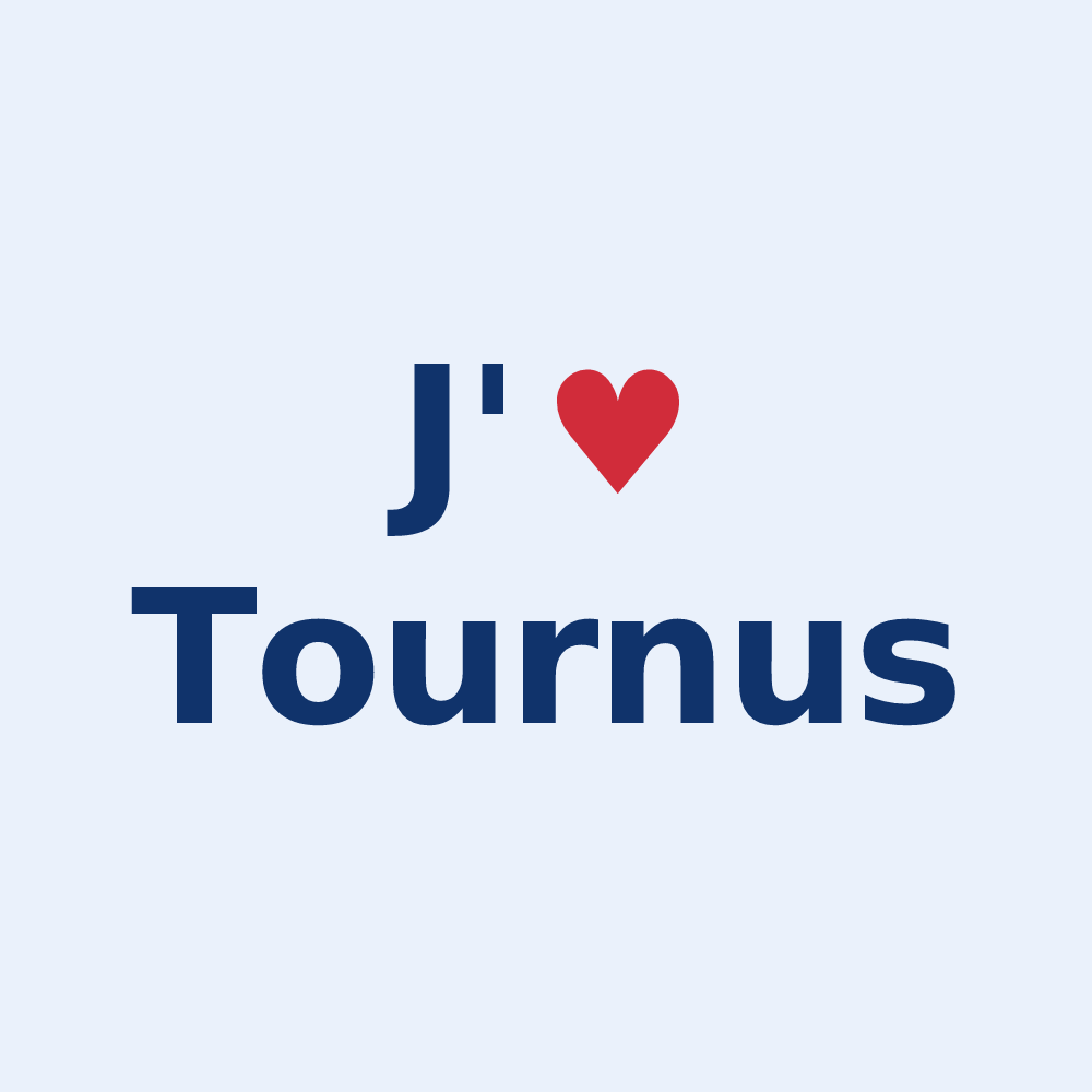 Sticker personnalisé Tournus — design J'aime Tournus