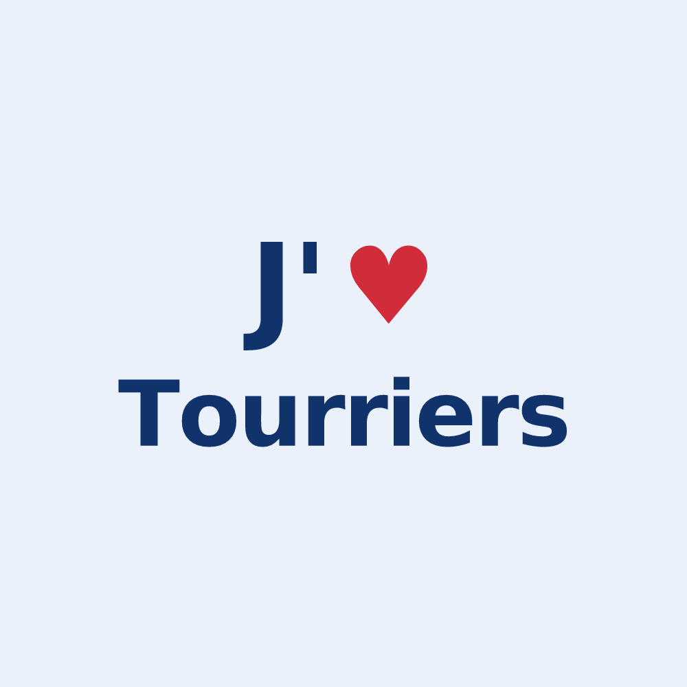 Sticker personnalisé Tourriers — design J'aime Tourriers