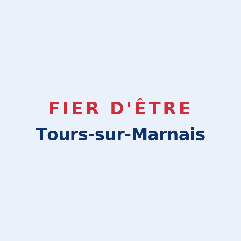 Sticker « Fier d'être Tours-sur-Marnais » — design pour Tours-sur-Marne