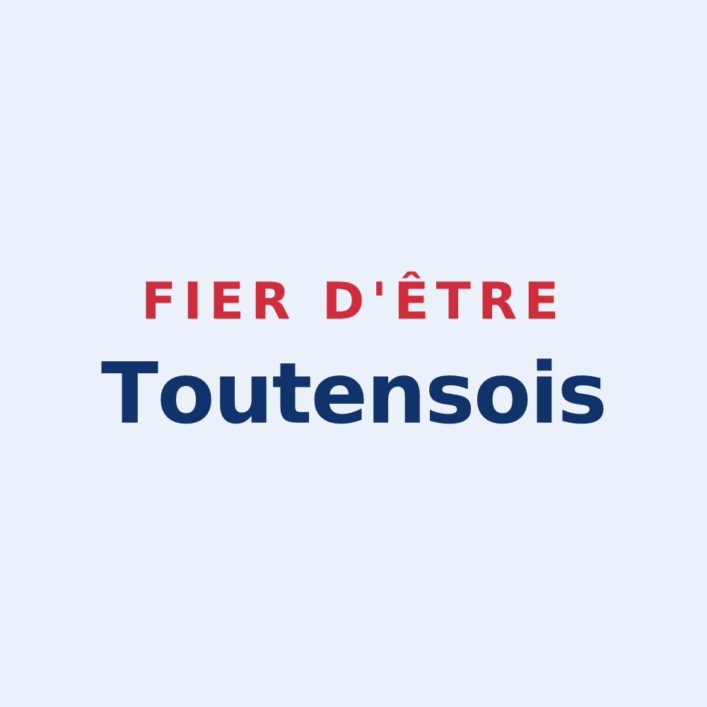Sticker « Fier d'être Toutensois » — design pour Toutens