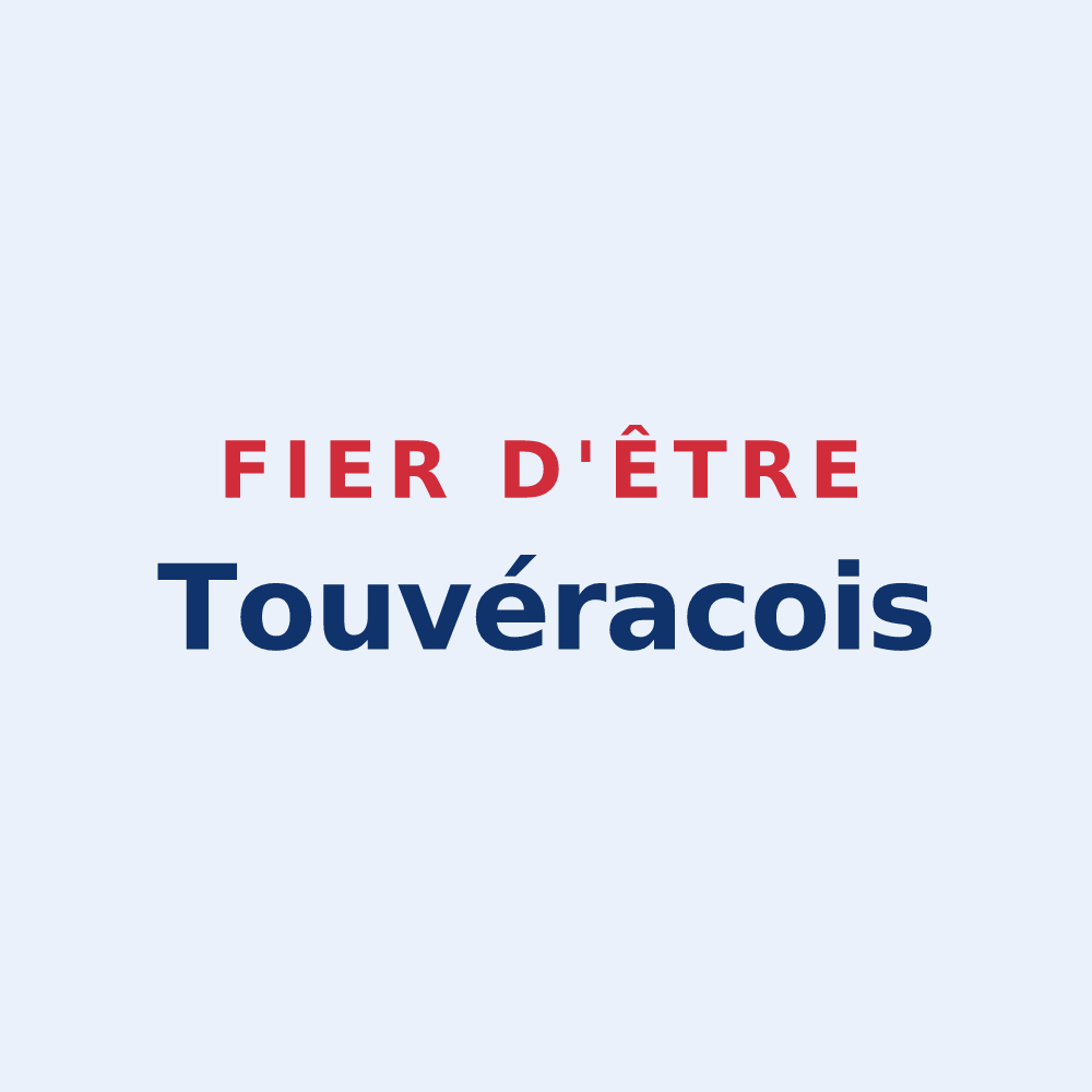 Sticker « Fier d'être Touvéracois » — design pour Touvérac
