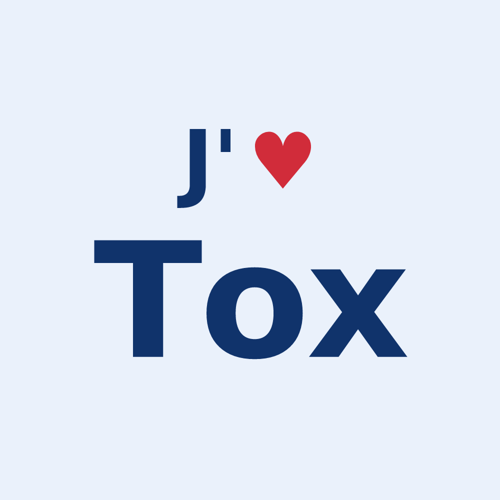Sticker personnalisé Tox — design J'aime Tox