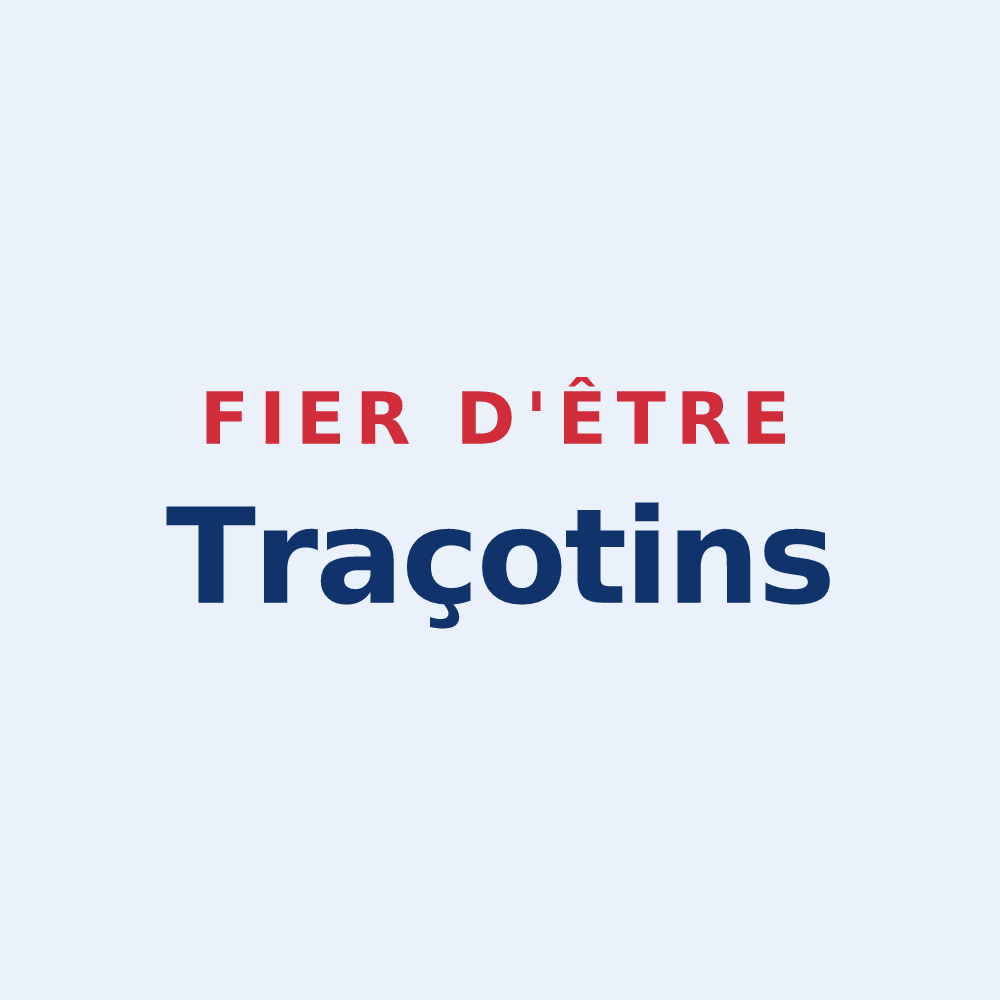 Sticker « Fier d'être Traçotins » — design pour Tracy-le-Mont