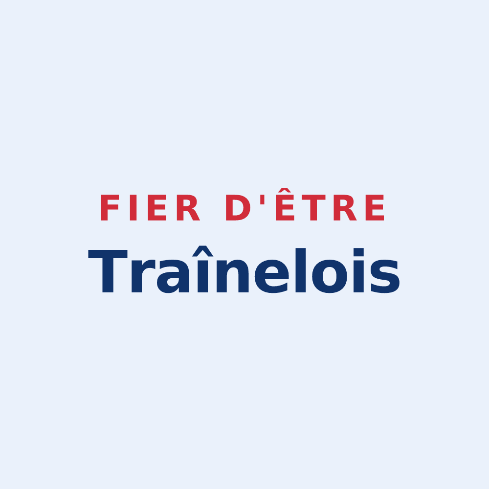 Sticker « Fier d'être Traînelois » — design pour Traînel