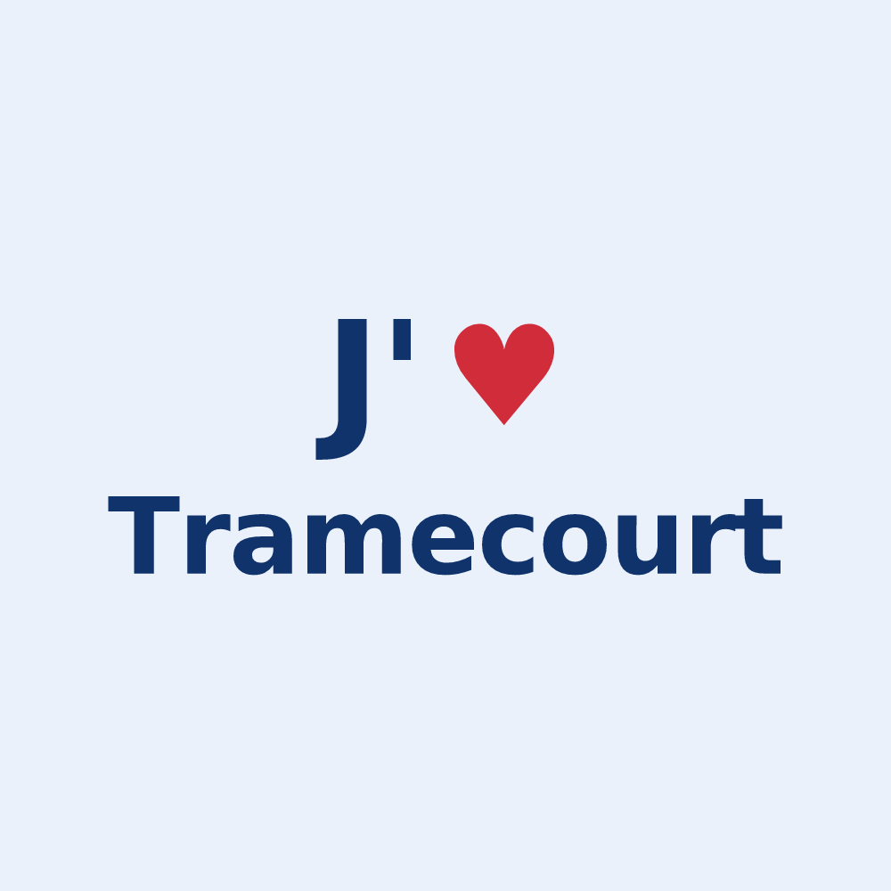 Sticker personnalisé Tramecourt — design J'aime Tramecourt