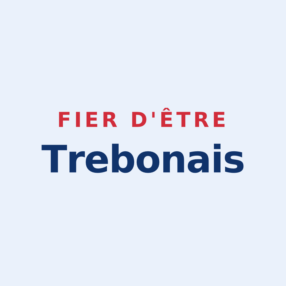 Sticker « Fier d'être Trebonais » — design pour Trébons-sur-la-Grasse