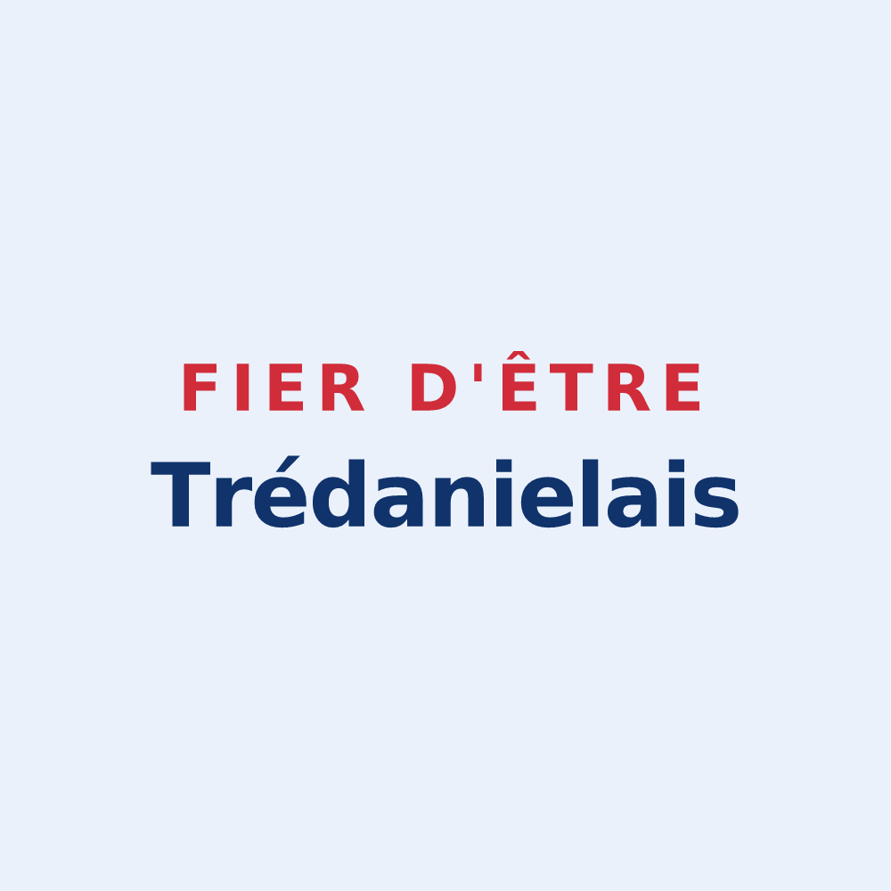 Sticker « Fier d'être Trédanielais » — design pour Trédaniel