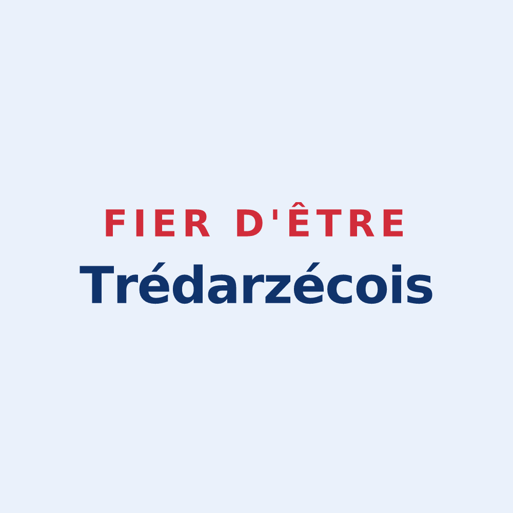 Sticker « Fier d'être Trédarzécois » — design pour Trédarzec