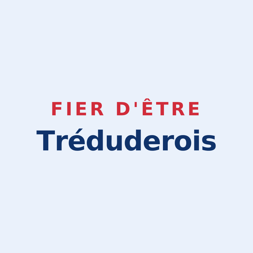 Sticker « Fier d'être Tréduderois » — design pour Tréduder