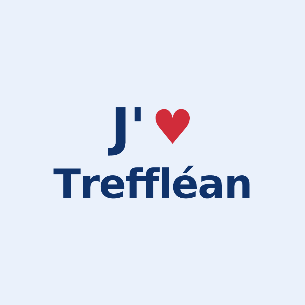 Sticker personnalisé Treffléan — design J'aime Treffléan